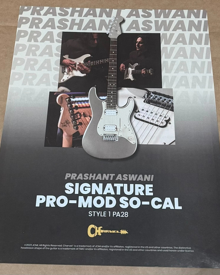 Prashant Aswani - CHARVEL GUITARS - 2023 Print Advertisement
