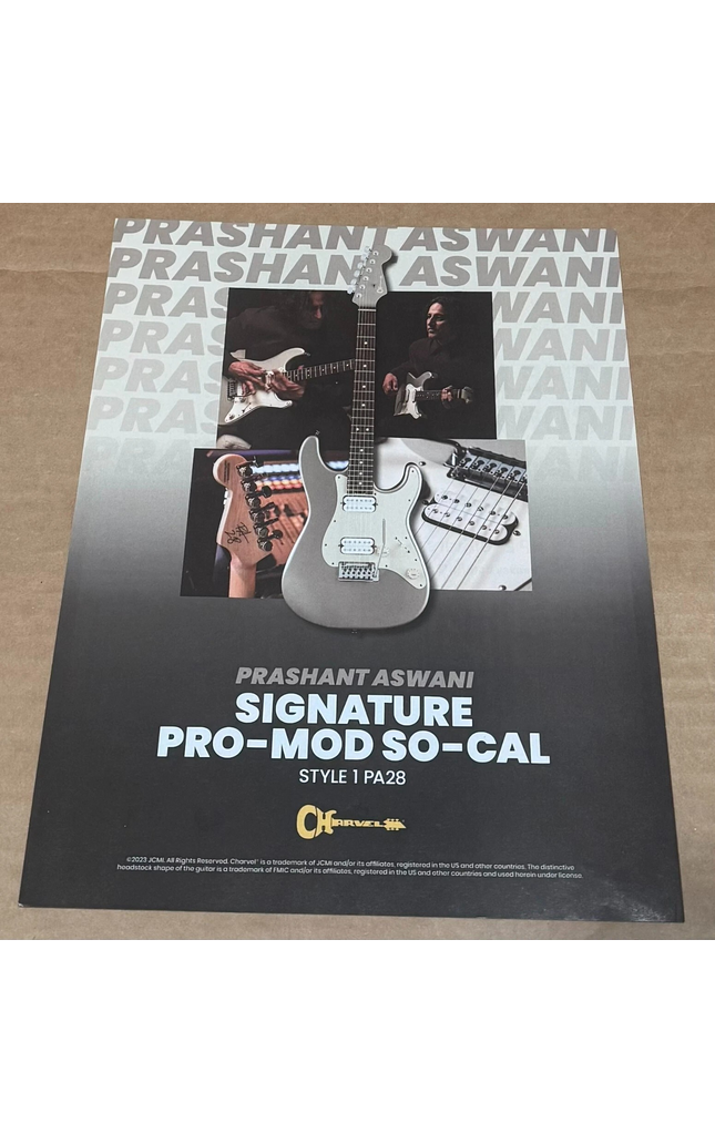 Prashant Aswani - CHARVEL GUITARS - 2023 Print Advertisement