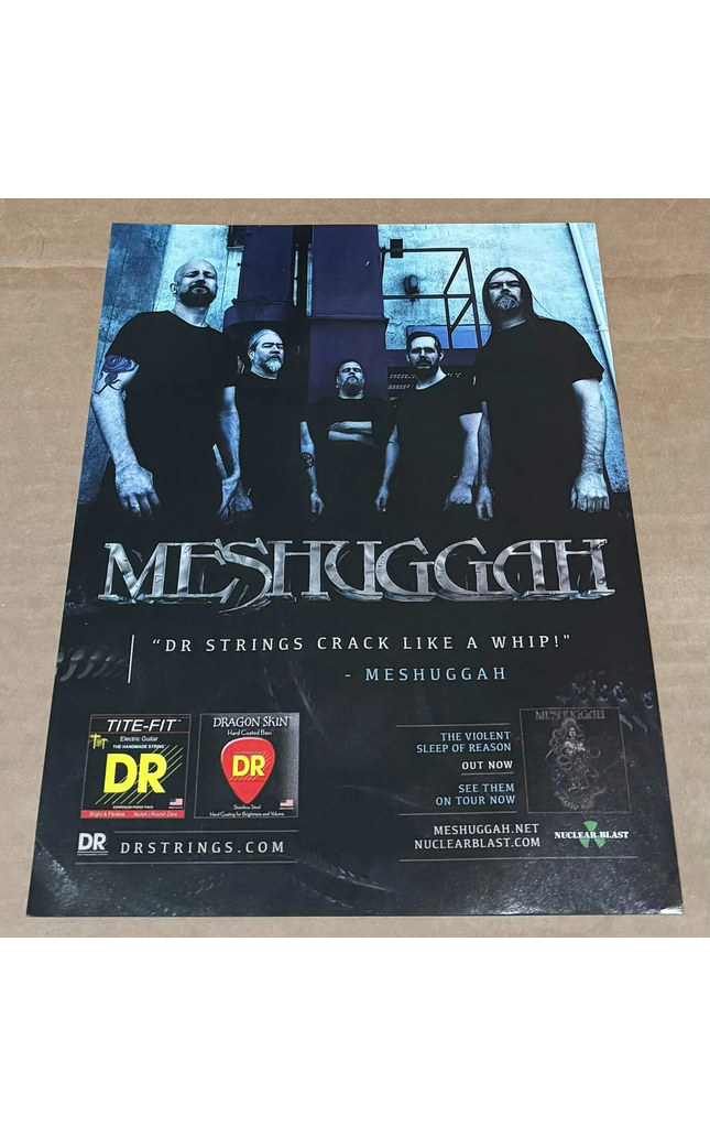 DR Strings - MESHUGGAH- 2016 Print Advertisement