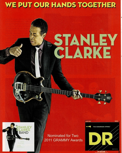 STANLEY CLARKE - DR Strings - 2011 Print Advertisement