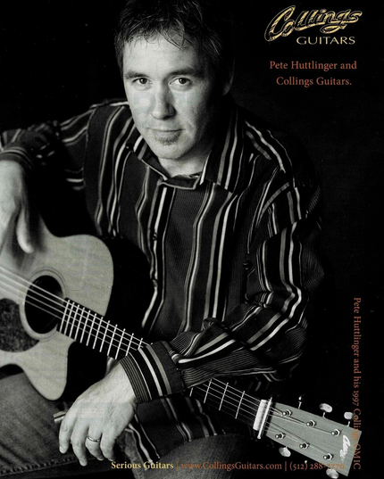 Pete Huttlinger - Collings Guitars - 2010 Print Advertisement