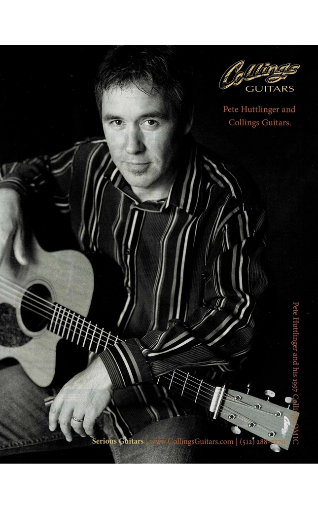 Pete Huttlinger - Collings Guitars - 2010 Print Advertisement