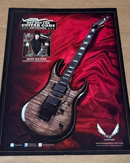MICHAEL ANGELO BATIO - DEAN GUITARS - 2011 Print Ad