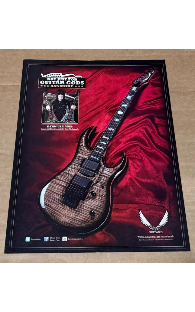 MICHAEL ANGELO BATIO - DEAN GUITARS - 2011 Print Ad