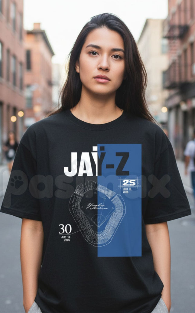 Vintage Jay-Z "Two Historic Nights" T-Shirt – Hov Brooklyn Hip Hop Graphic Tee, Premium 100% Cotton Concert Legacy Top, Soft Lived-In Heavyweight Retro Rap Shirt, Made in USA