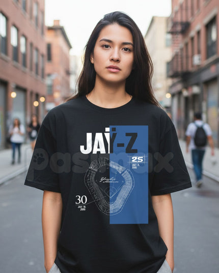 Vintage Jay-Z "Two Historic Nights" T-Shirt – Hov Brooklyn Hip Hop Graphic Tee, Premium 100% Cotton Concert Legacy Top, Soft Lived-In Heavyweight Retro Rap Shirt, Made in USA