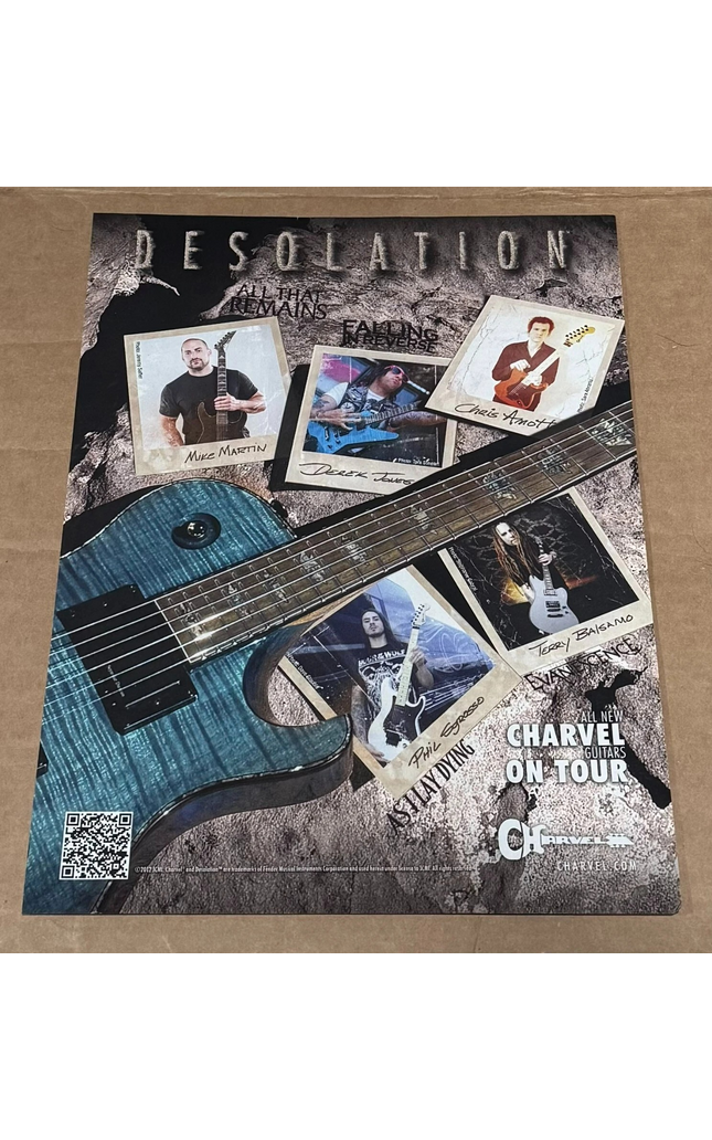 BALSAMO / MARTIN / AMOTT / JONES / SGRASSO - CHARVEL GUITARS - 2012 Print Ad