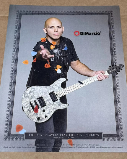 JOSH RAND - DiMarzio Pickups - 2008 Print Advertisement