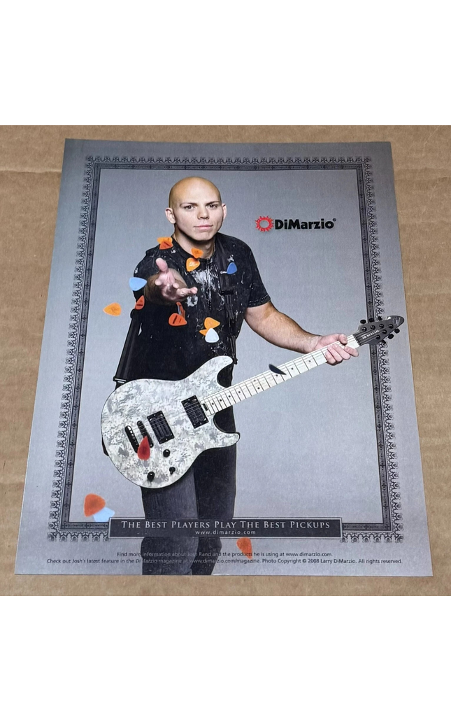 JOSH RAND - DiMarzio Pickups - 2008 Print Advertisement