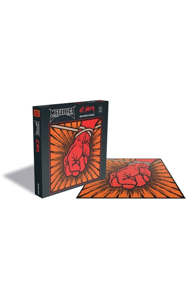 Metallica St Anger (500 Piece Jigsaw Puzzle) - Metallica St Anger (500 Piece Jigsaw Puzzle) - Games