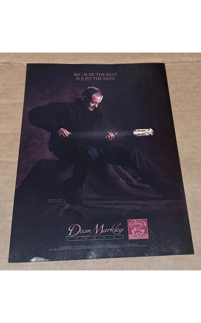 Adrian Legg - Dean Markley - 1990 Print Advertisement
