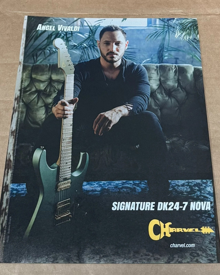 ANGEL VIVALDI - CHARVEL GUITARS - 2019 Print Advertisement
