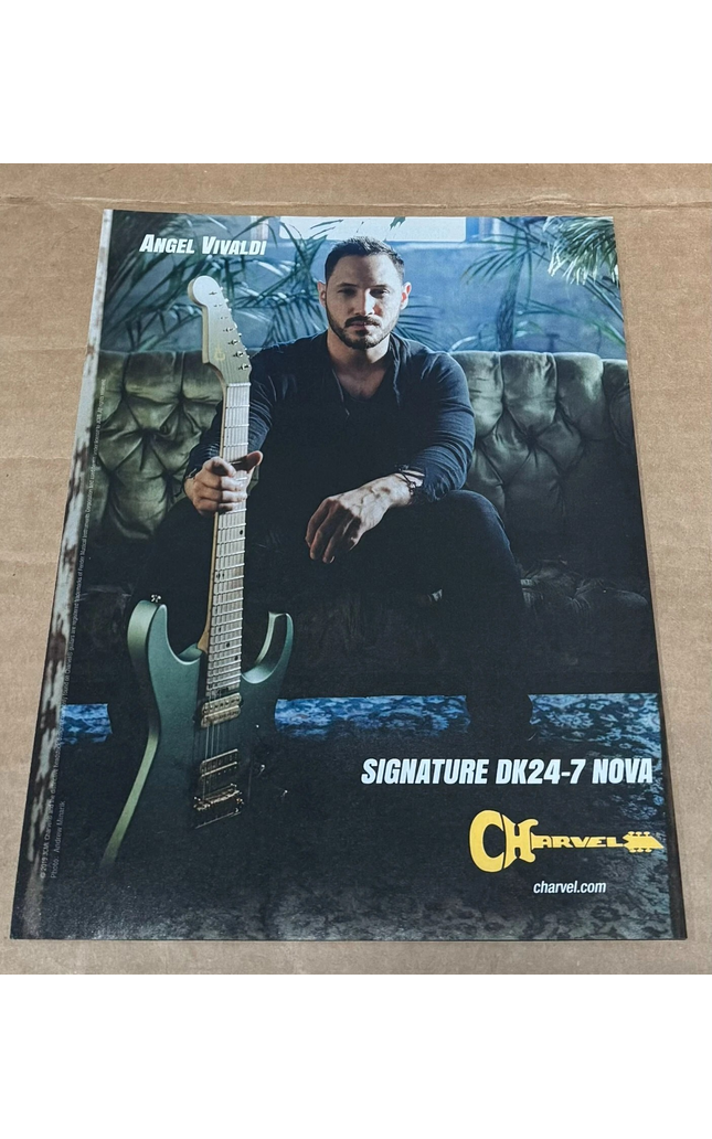 ANGEL VIVALDI - CHARVEL GUITARS - 2019 Print Advertisement
