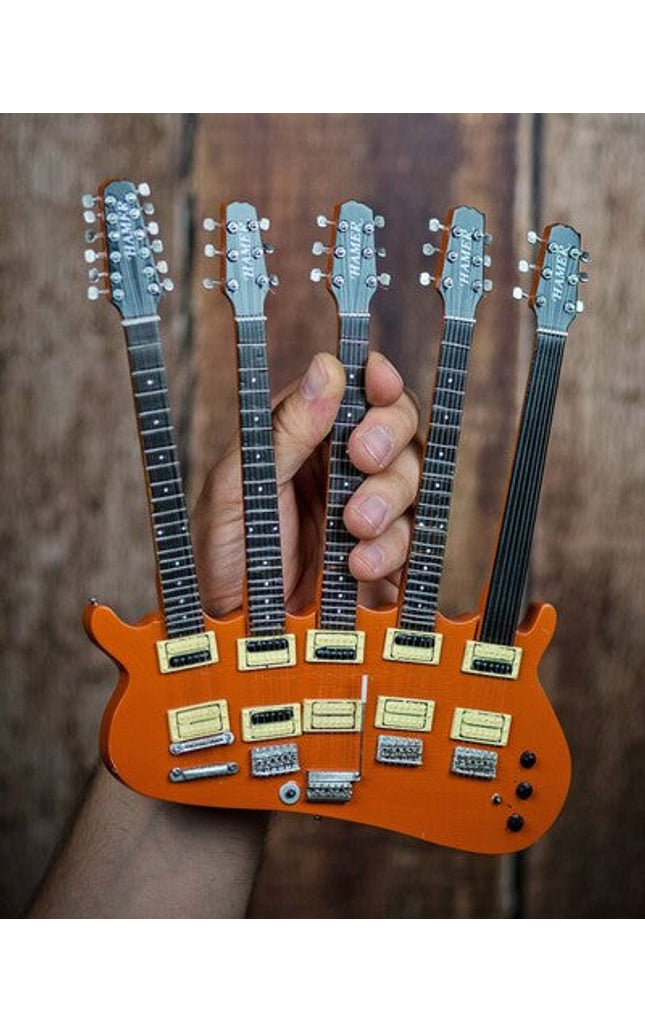Axe Hvn Rn504 Rick Nielsen Cheap Trick Fiveneck Gt - Axe Hvn Rn504 Rick Nielsen Cheap Trick Fiveneck Gt - Collectibles