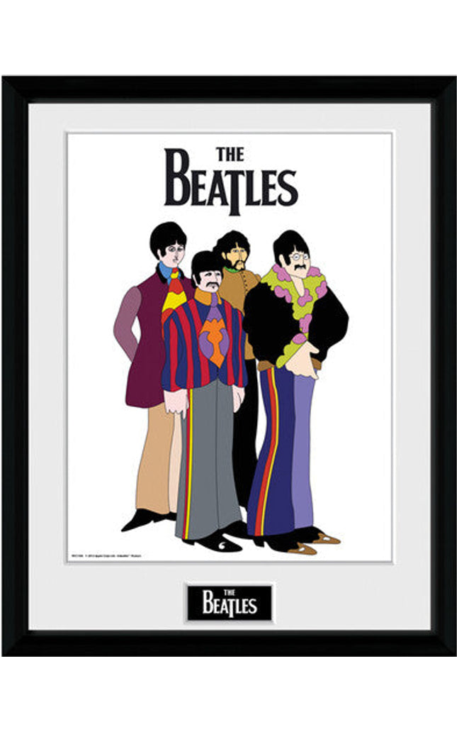 Poster - Framed - The Beatles - Yellow Submarine Group Framed Poster - Special Products