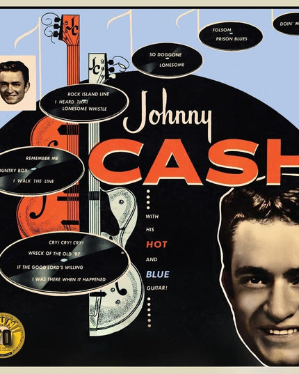 Johnny Cash - With His Hot And Blue Guitar: Sun Records 70th / Remastered 2022 [LP] Vinyl Record
