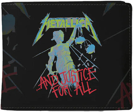 Rocksax Metallica Justice For All Wallet Blk - Rocksax Metallica Justice For All Wallet Blk - Special Products