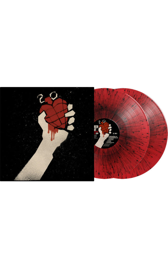 Green Day - American Idiot 20th Anniversary - Deluxe Edition [Red & Black Splatter 2LP] Vinyl Record