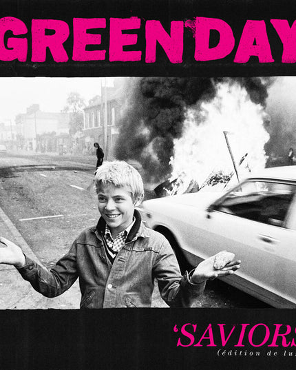 Green Day - Saviors - (Edition de luxe) [Hot Pink with White Splatter 2LP] Vinyl Record