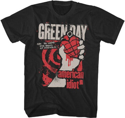 Green Day Am Idiot Hysteria Tshirt Med 22gd014a2 - Green Day Am Idiot Hysteria Tshirt Med 22gd014a2 - Apparel