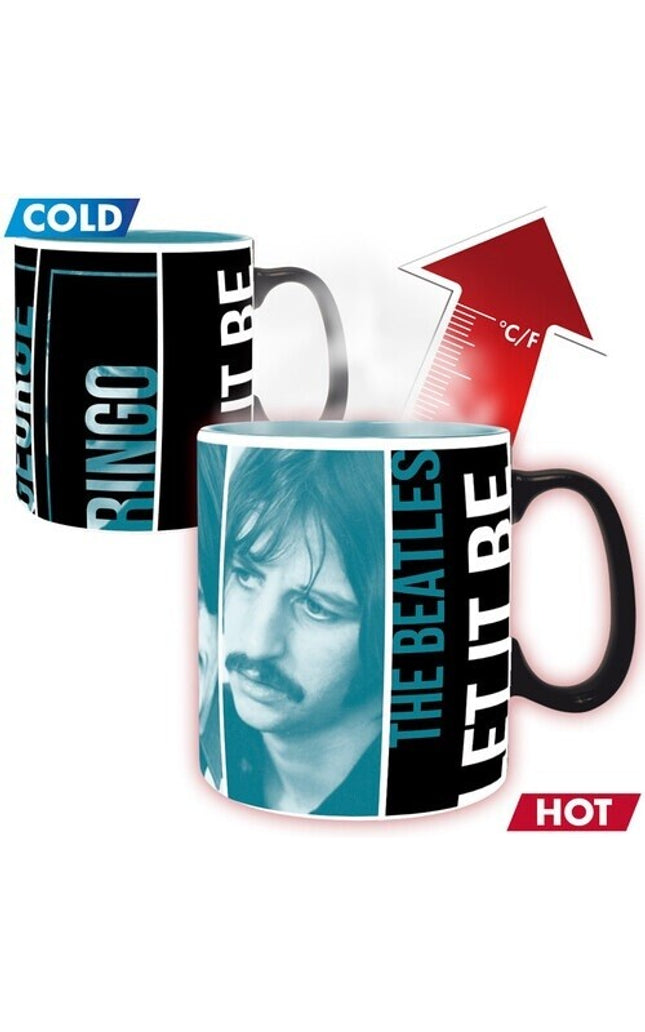 The Beatles - Mug Heat Change - 16oz. - Let It Be - The Beatles - Mug Heat Change - 16oz. - Let It Be - Collectibles