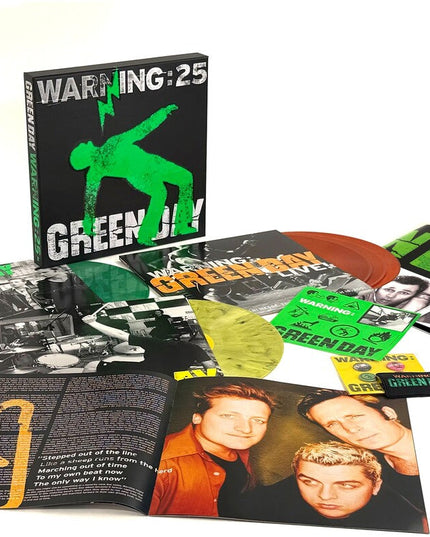 Green Day - Warning (25th Anniversary Deluxe Edition) [Green, Yellow, and Orange LP] Vinyl Record