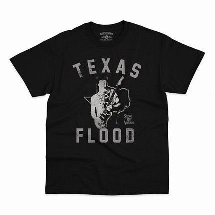 Stevie Ray Vaughan Texas Flood T-shirt Black Large - Stevie Ray Vaughan Texas Flood T-shirt Black Large - Apparel