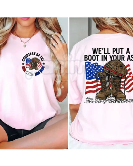 "It's The American Way" Toby Keith Tribute T-Shirt – Courtesy of the Red, White, and Blue 4th of July Tee, Premium 100% Cotton Patriotic Graphic Top, Soft Lived-In Heavyweight Country Music Shirt, Made in USA