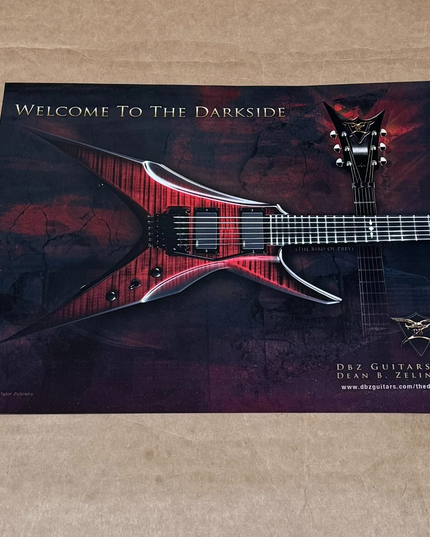 DEAN GUITARS - DBZ Guitars - Welcome to the Darkside - 2009 Print Ad