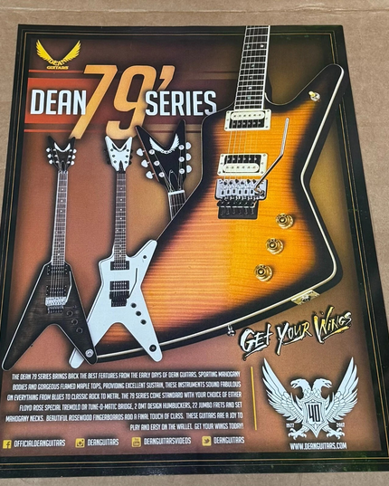 DEAN 79' SERIES - DEAN GUITARS - 2017 Print Advertisement
