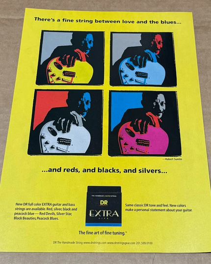Hubert Sumlin - DR Strings - 2004 Print Advertisement