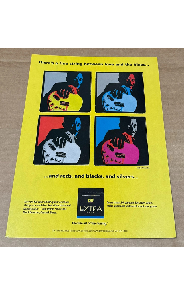 Hubert Sumlin - DR Strings - 2004 Print Advertisement