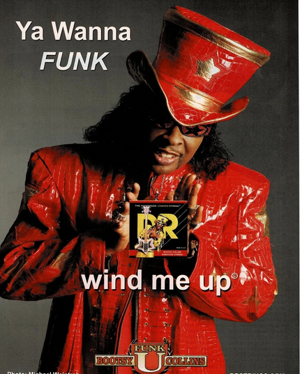 BOOTSY COLLINS - DR Strings - 2012 Print Advertisement