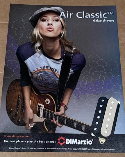 DAIZE SHAYNE - DiMarzio Pickups - 2006 Print Advertisement