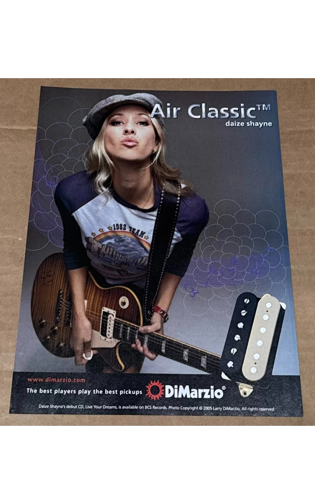 DAIZE SHAYNE - DiMarzio Pickups - 2006 Print Advertisement
