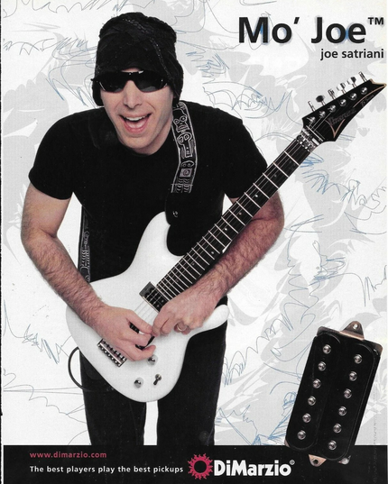 DiMarzio Pickups - JOE SATRIANI - 2006 Print Advertisement