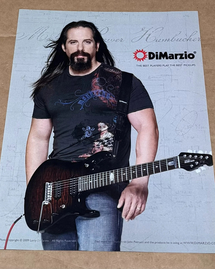 DiMarzio Pickups - JOHN PETRUCCI of DREAM THEATER - 2010 Print Advertisement