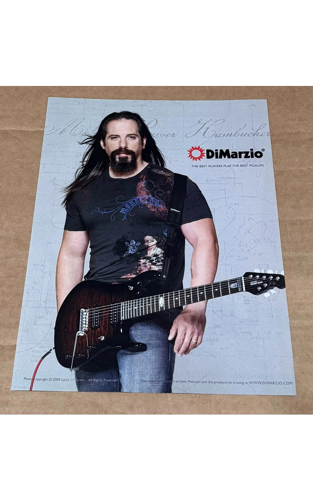 DiMarzio Pickups - JOHN PETRUCCI of DREAM THEATER - 2010 Print Advertisement