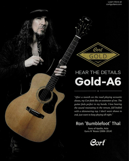 Cort Guitars - Ron Bumblefoot Thal - 2021 Print Advertisement