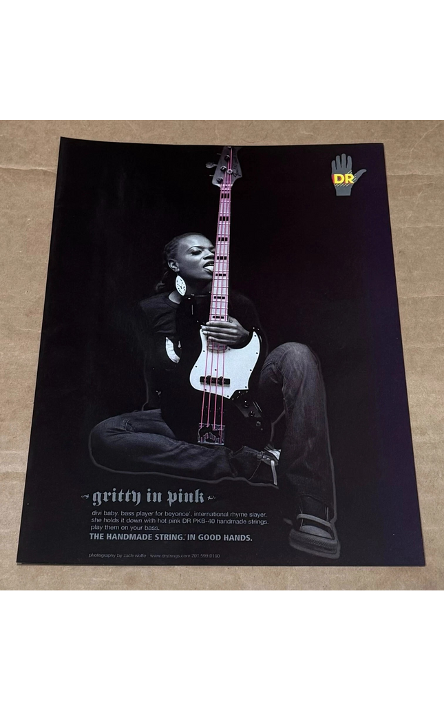 DR Strings - DIVINITY ROXX - 2007 Print Advertisement