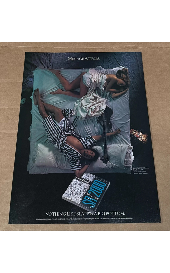 Dean Markley Strings - Robert Trujillo of Suicidal Tendencies - 1995 Print Ad