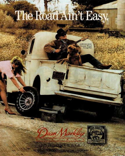 Adrian Legg - Dean Markley - 1993 Print Advertisement