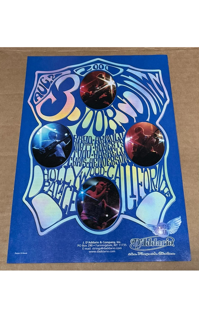 D'Addario Strings - 3 DOORS DOWN - 2001 Print Advertisement