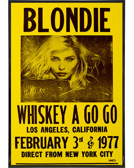 Blondie 1977 Show Poster Print