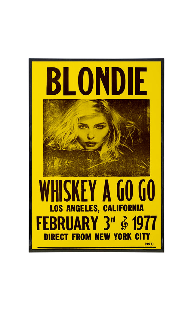 Blondie 1977 Show Poster Print