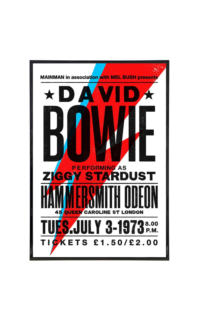 David Bowie 1973 Show Poster Print