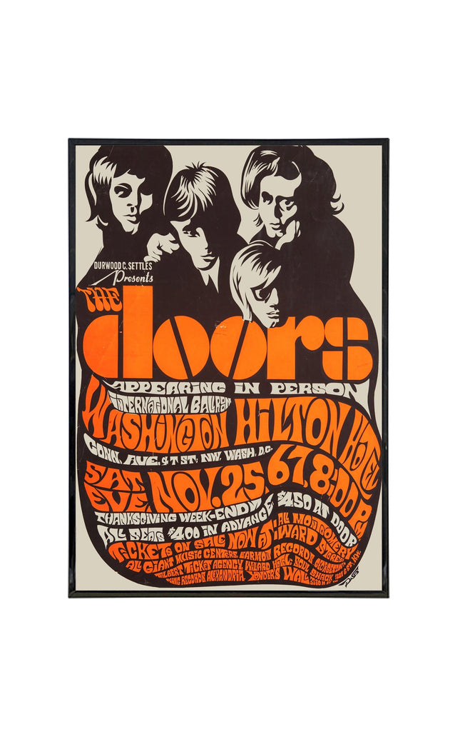 The Doors at Hilton 1967 Show Poster Print