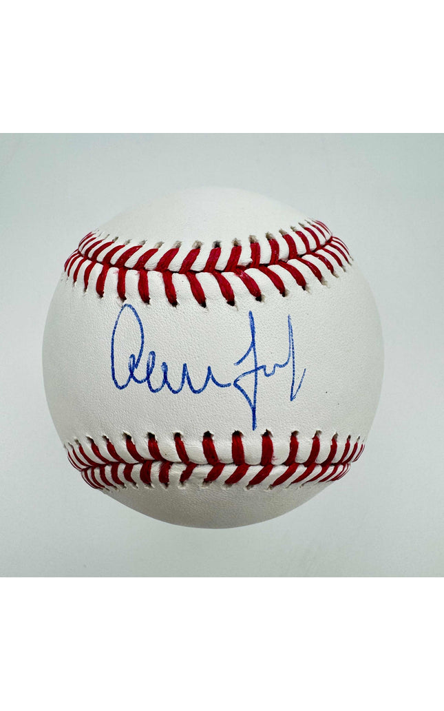 Autographed/Signed Aaron Judge Rawlings Official Major League Baseball ROML Fanatics COA