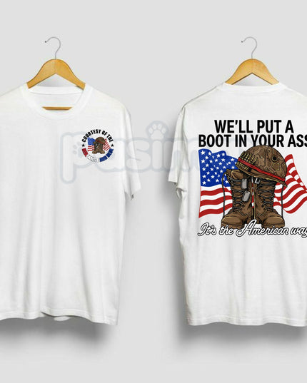 "It's The American Way" Toby Keith Tribute T-Shirt – Courtesy of the Red, White, and Blue 4th of July Tee, Premium 100% Cotton Patriotic Graphic Top, Soft Lived-In Heavyweight Country Music Shirt, Made in USA