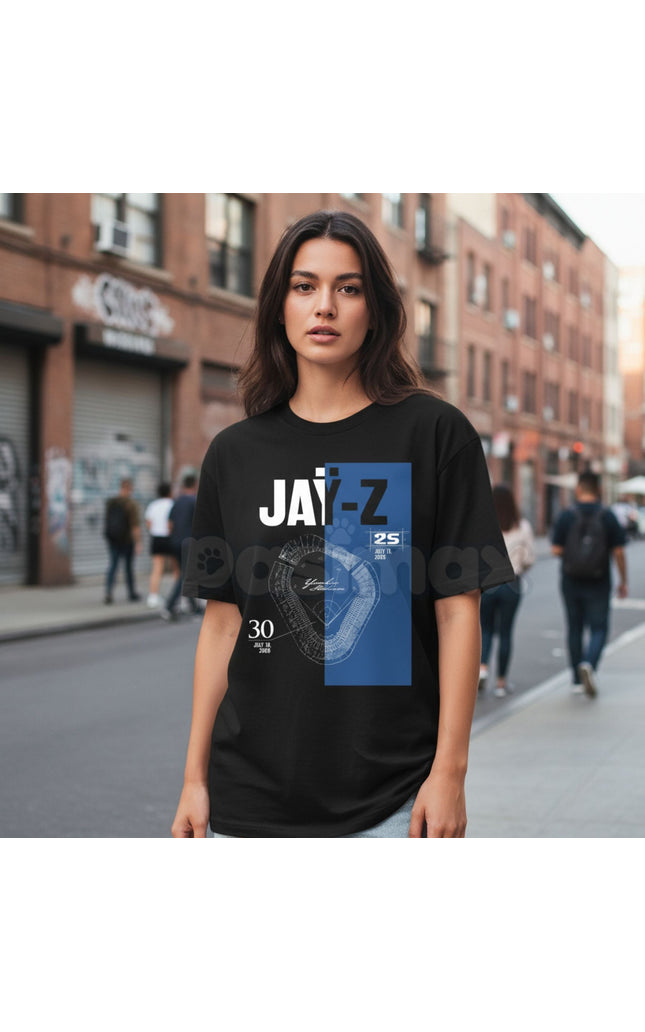 Vintage Jay-Z "Two Historic Nights" T-Shirt – Hov Brooklyn Hip Hop Graphic Tee, Premium 100% Cotton Concert Legacy Top, Soft Lived-In Heavyweight Retro Rap Shirt, Made in USA